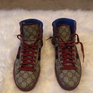 gucci ace gg high top